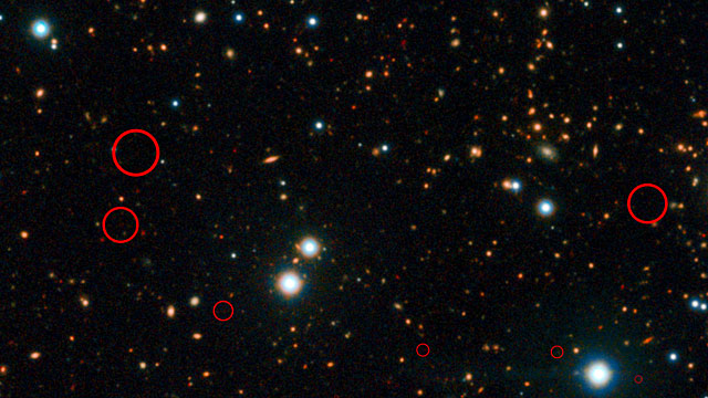 Massive galaxies discovered in the early Universe