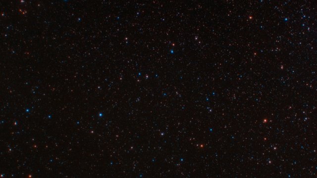 Zoom sur l'amas galactique Fornax