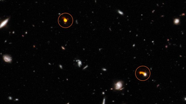 ALMA sonda il campo ultra-profondo di Hubble