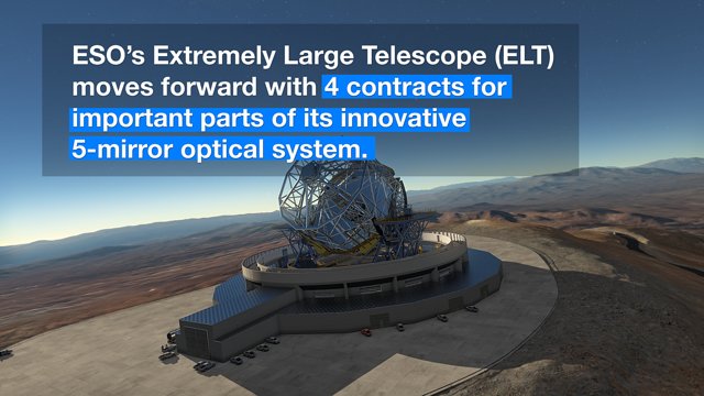 ESOcast 93 Light: Início da construção dos espelhos e sensores do maior olho do mundo virado para o céu