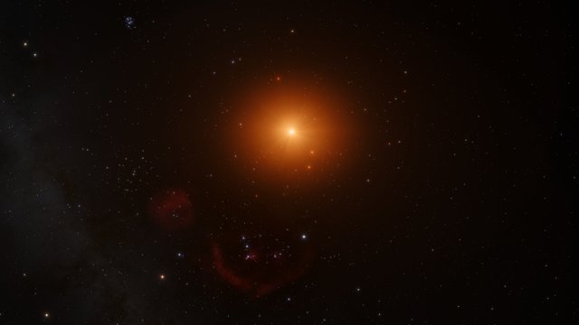 Animacja planet krążących wokół TRAPPIST-1