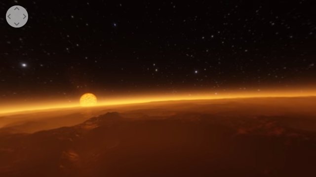 Widok w wirtualnej rzeczywistości na system TRAPPIST-1