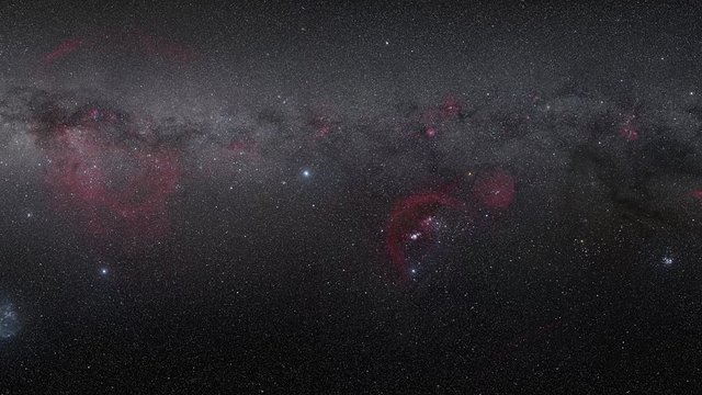 Zoom auf die Explosion im Sternbild Orion