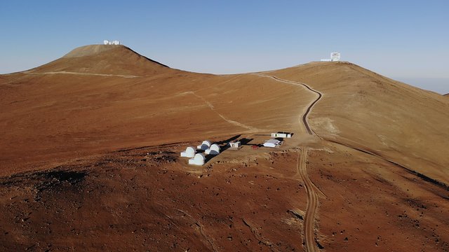 Filmagens de drone do SPECULOOS