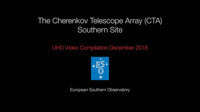 Cherenkov Telescope Array - South (CTA)