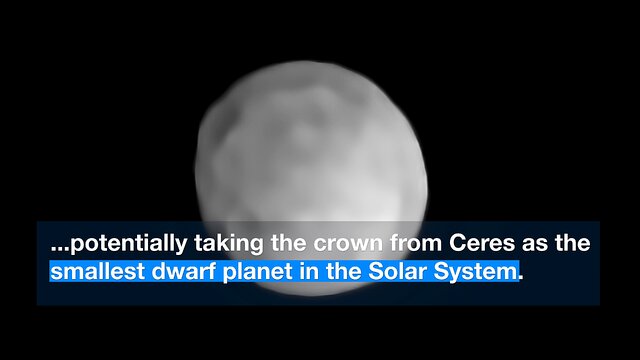 ESOcast 211 "in pillole": Un telescopio dell'ESO rivela quello che potrebbe essere il pianeta nano più piccolo del Sistema Solare