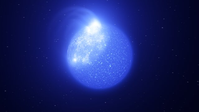 Žhavé hvězdy pokrývají obří magnetické skvrny (animace)
