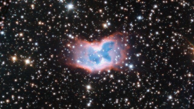 Inzoomning mot den planetariska nebulosan NGC 2899