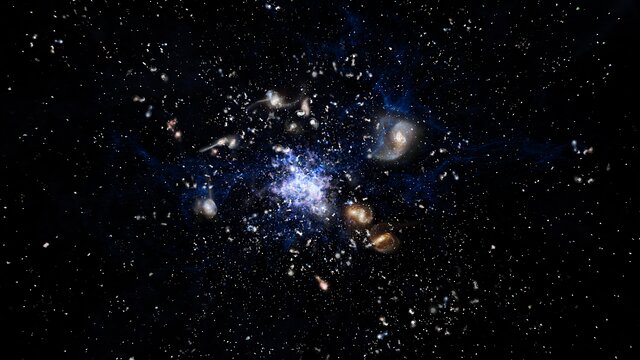 Observando o nascimento de um enxame de galáxias distante (ESOcast Light 259)
