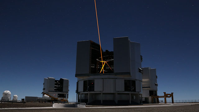 VLT Adaptive Optics time-lapse