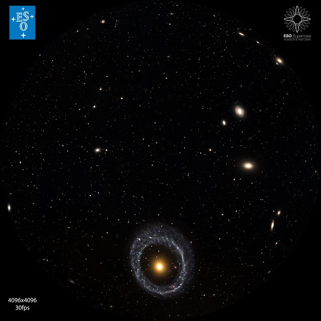 "From Earth to the Universe" — Ring Galaxy