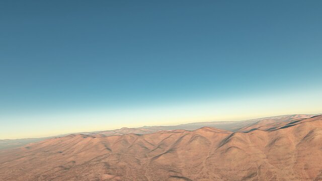 Flight over Paranal