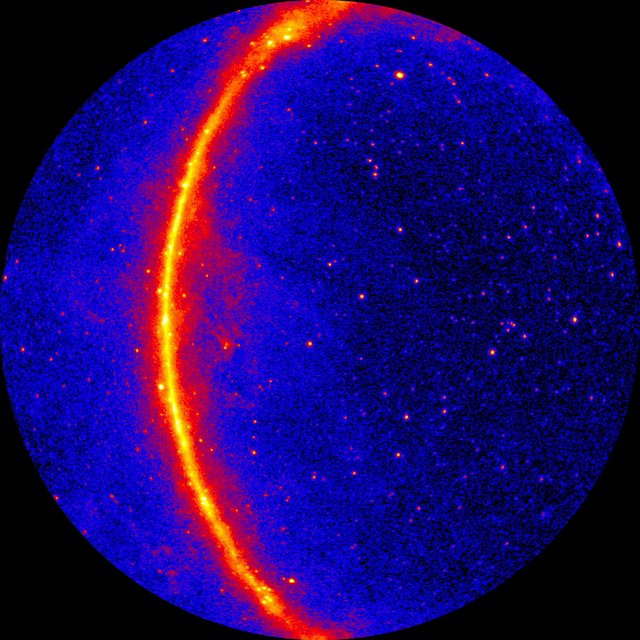 Gamma ray map of the Milky Way