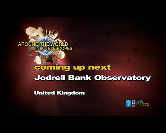 Jodrell Bank Observatory (AW80T webcast)