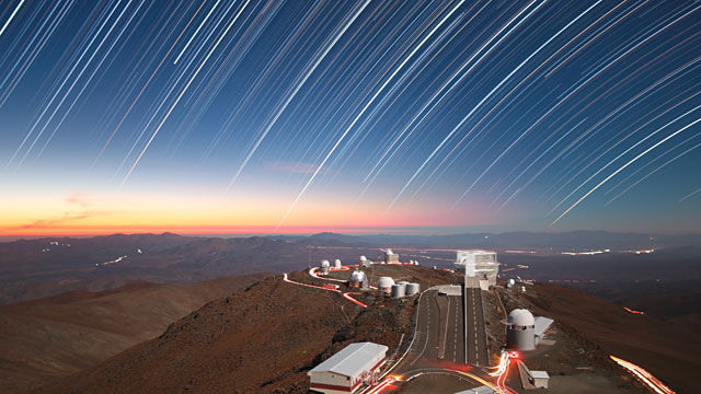 Time-lapse over La Silla