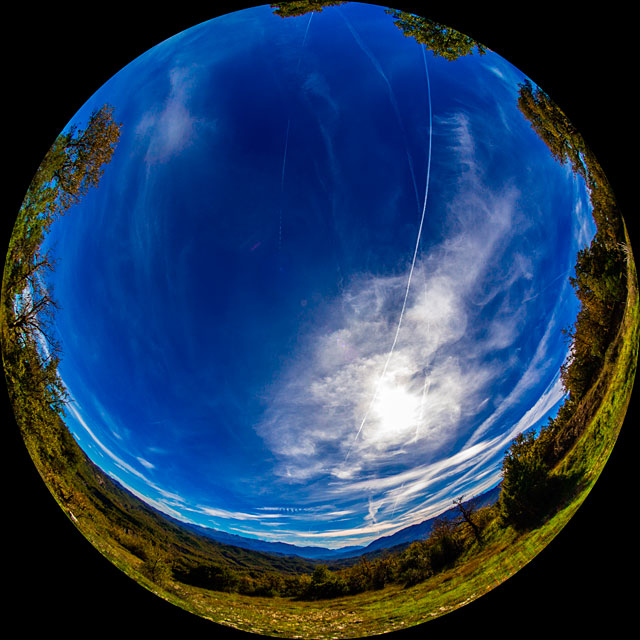 Halo in the Greek sky