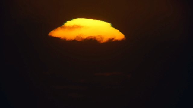 Green flash registered from Cerro Paranal