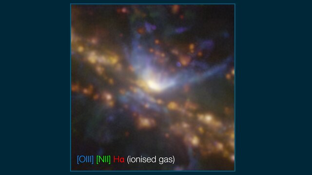 A black hole caught blowing a gust