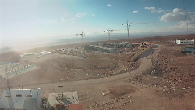 Filmato time-lapse della costruzione della Residencia di ALMA