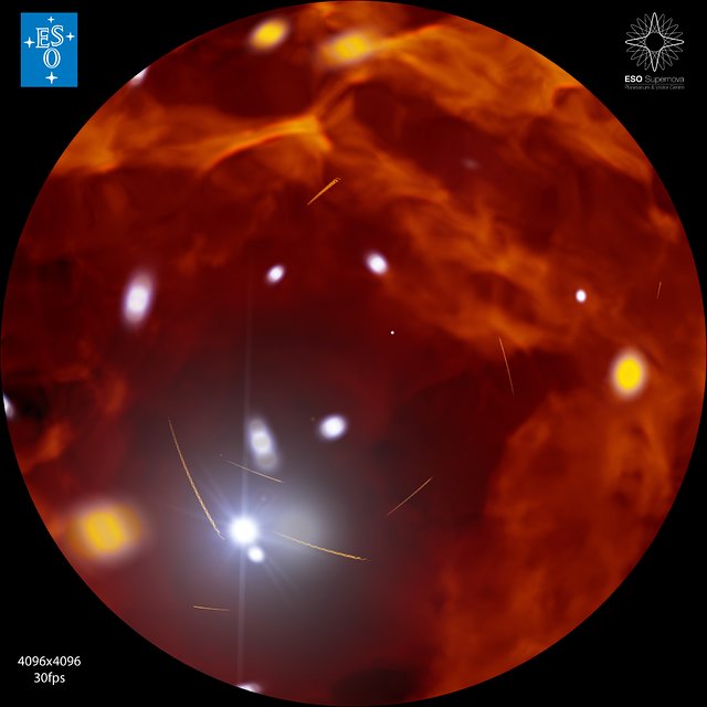 Artist's impression of the core of the Sun (fulldome)