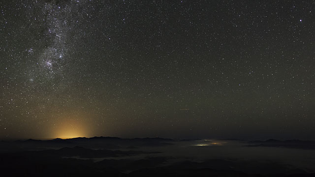 Dusk at La Silla