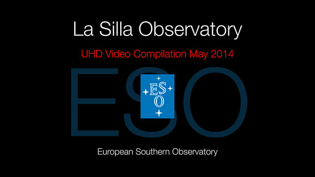 La Silla-Observatorium UHD-Video-Zusammenstellung