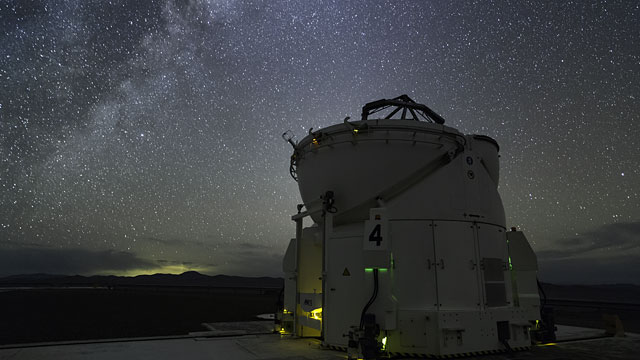 Auxiliary Telescope at work at Paranal