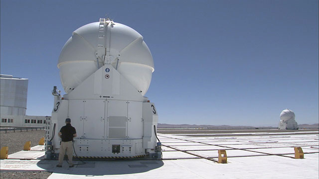 An Auxiliary Telescope on the move