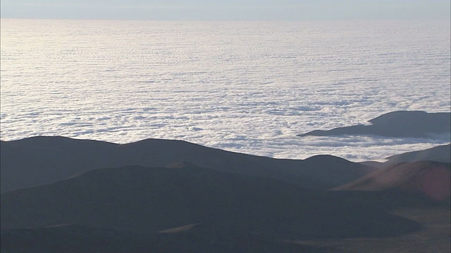 Clouds on the Pacific Ocean