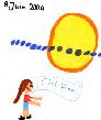 Venus Transit by Yuki (8 years)