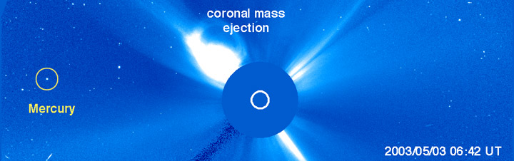 LASCO image of Mercury
