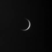 Venus' Very Slim Crescent