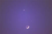 Venus, Mars and the Moon