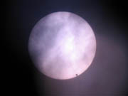 Venus Transit with Clouds