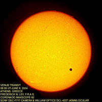 Venus Transit from Greece