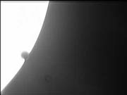 Venus with Atmospheric Ring at Third Contact