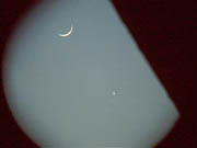 Venus and the Moon