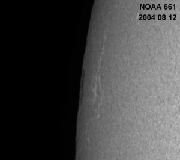 Solar Active Region AR 0661