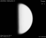 'Half-Venus' in the Morning Sky