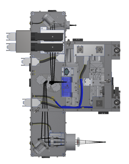 Overall sketch of the SOXS common path Overall sketch of the SOXS common path